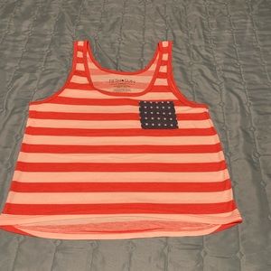 Fifth Sun American Flag Crop Top